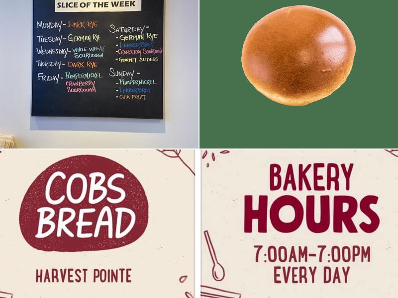 COBS Bread Menu