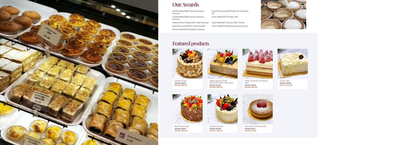 Saint Germain Bakery Menu