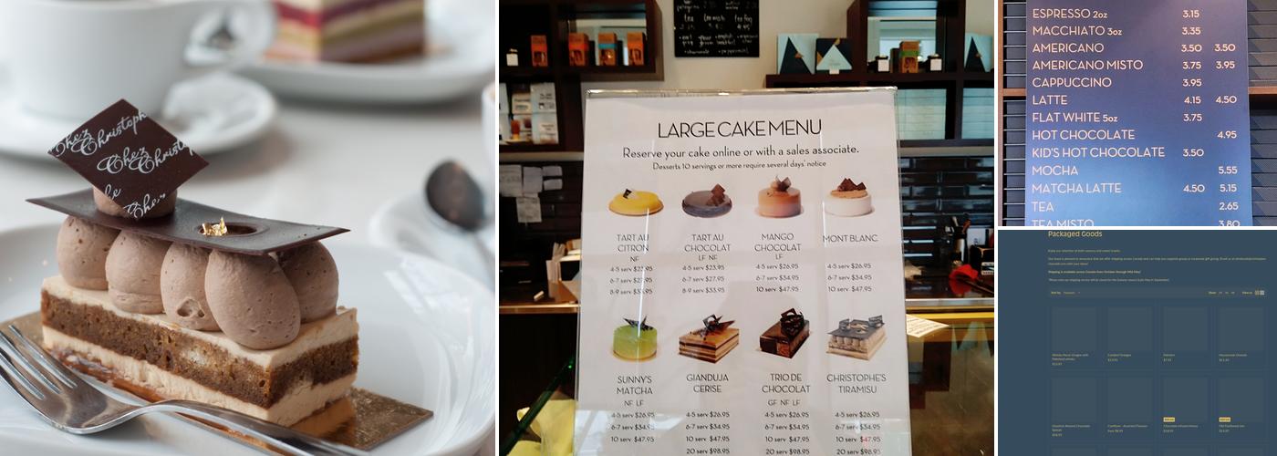 Chez Christophe Menu