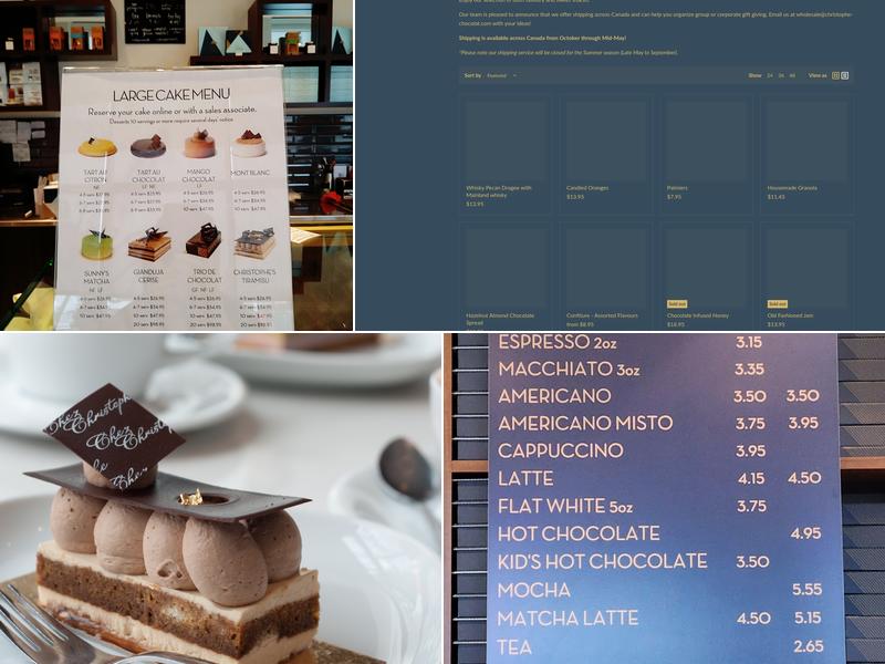 Chez Christophe Menu