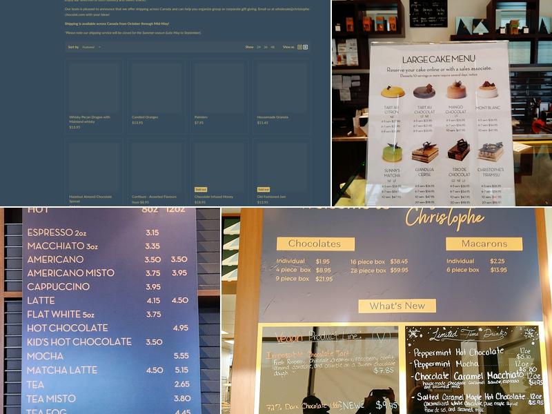 Chez Christophe Menu