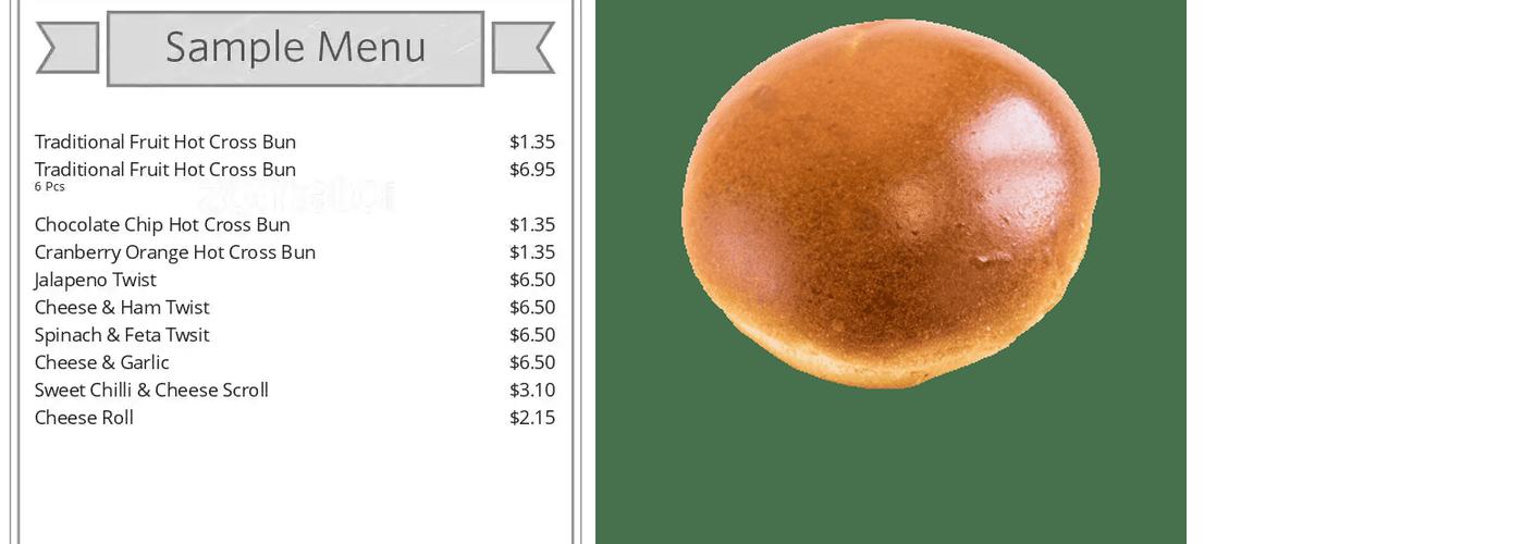 COBS Bread Menu