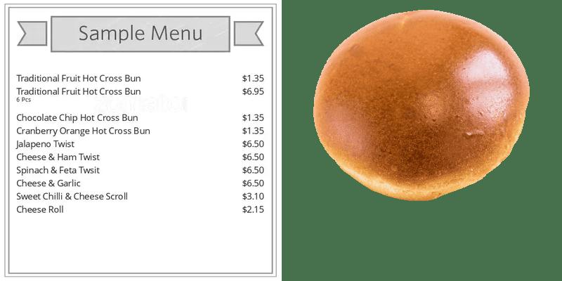 COBS Bread Menu