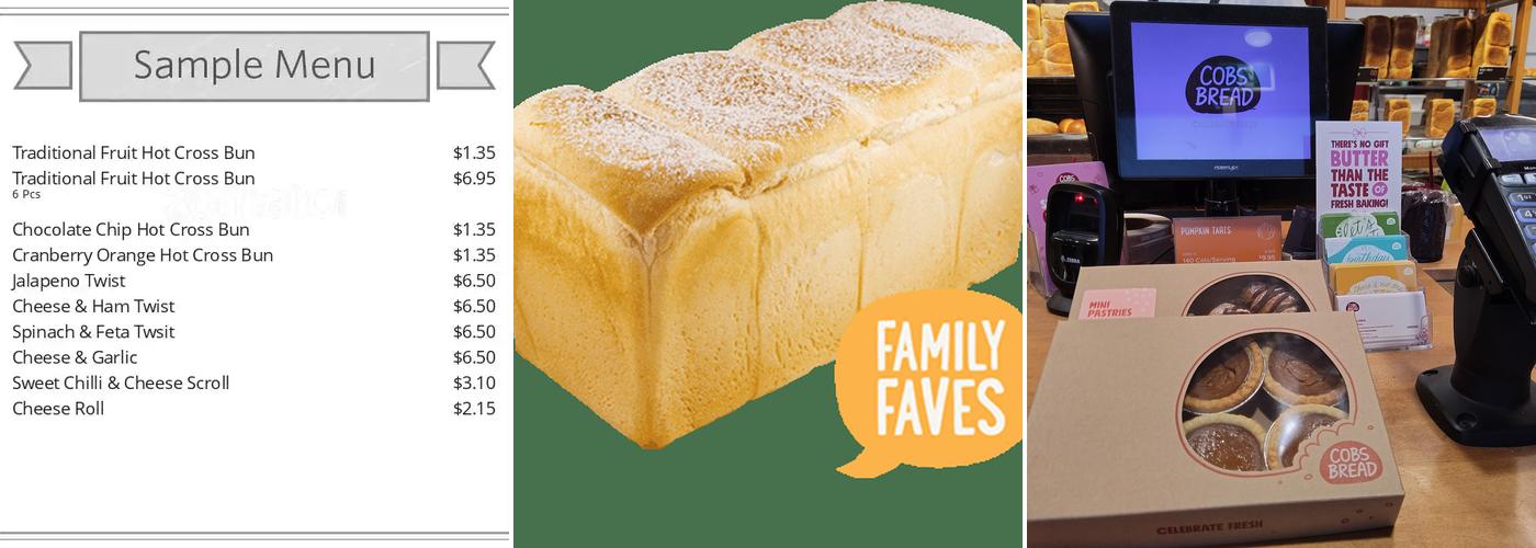 COBS Bread Bakery Panorama Marketplace Menu