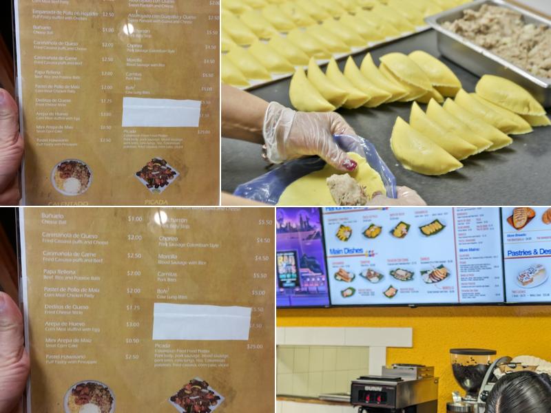 Columbus Bakery Menu