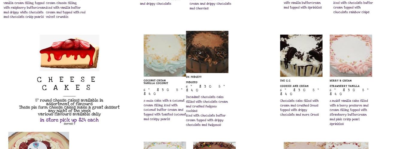 OccaSSions Menu