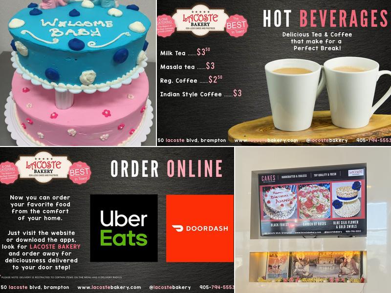Lacoste Bakery Menu