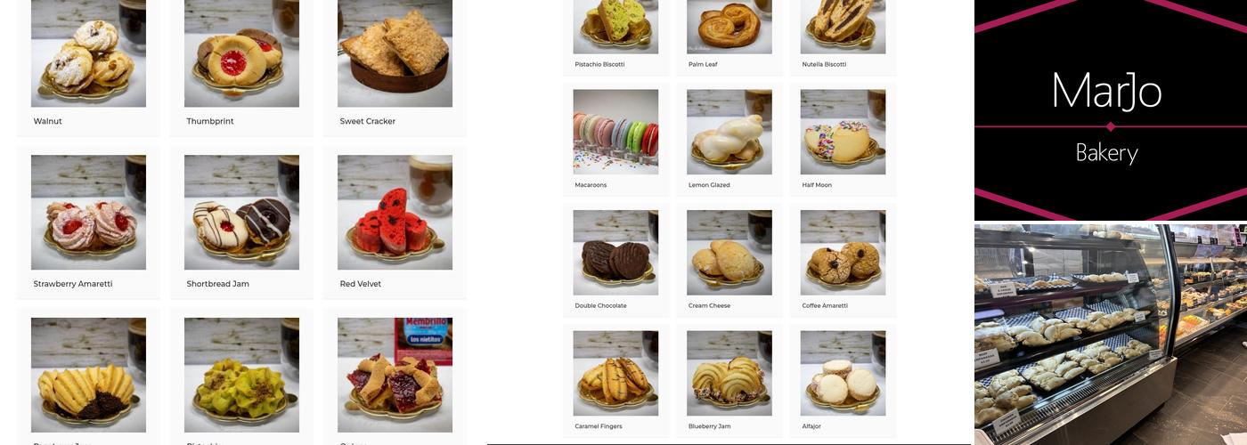 MarJo Bakery Menu