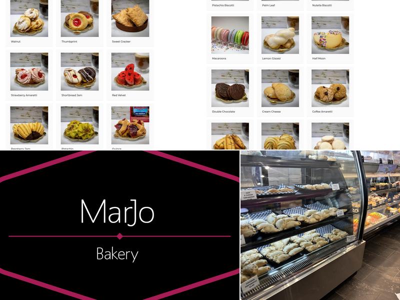 MarJo Bakery Menu