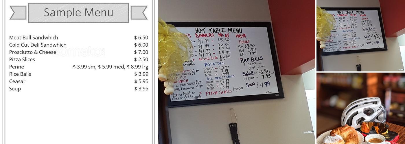 Lago Italian Bakery Inc Menu