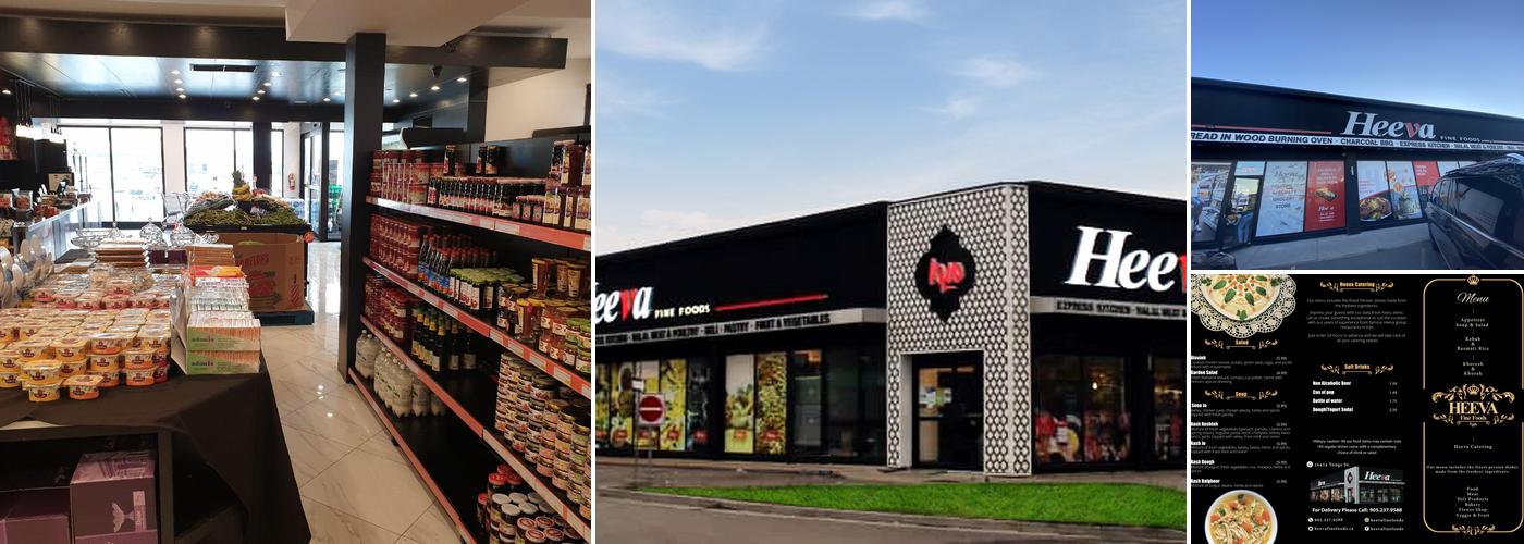 Heeva Fine Foods Menu