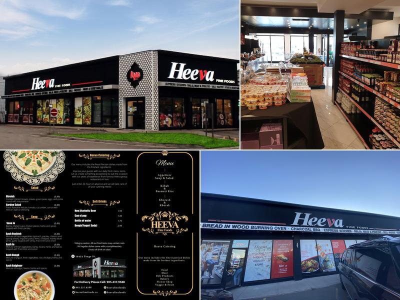 Heeva Fine Foods Menu