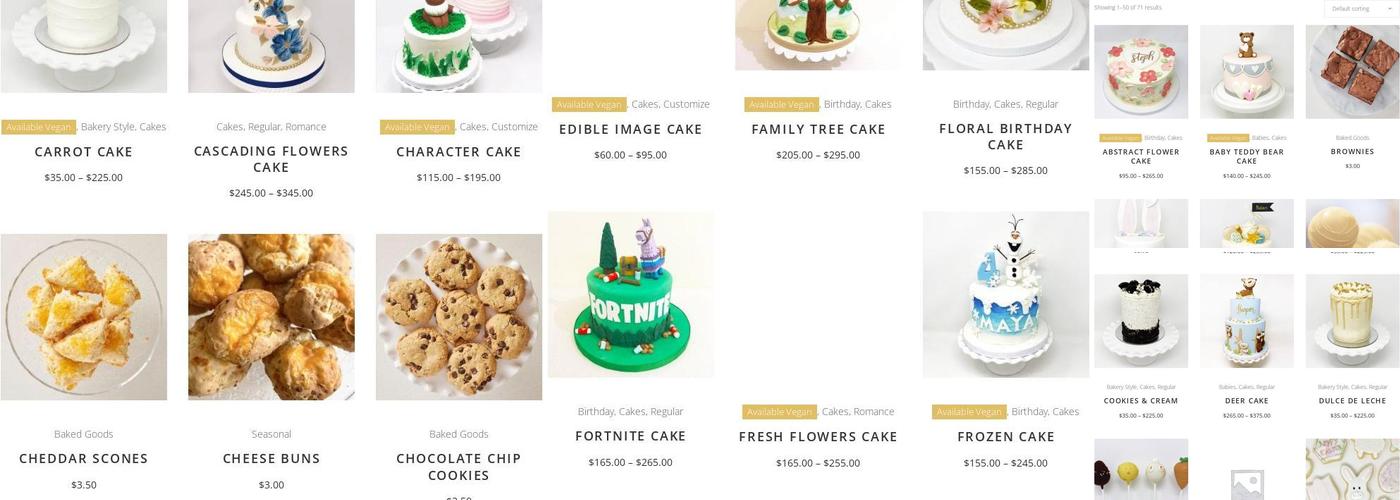 Sugar Suite Menu