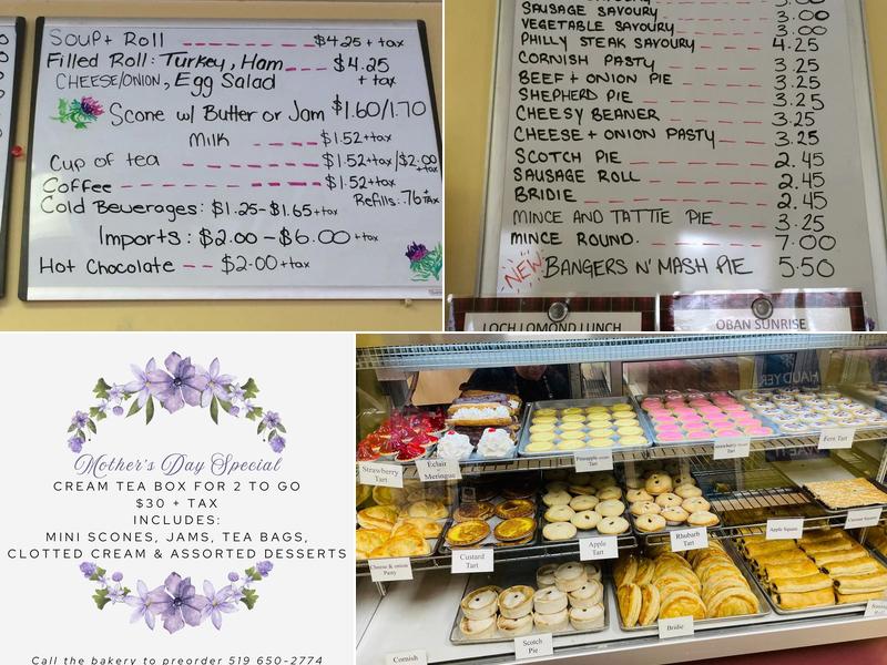 Rising Dough Bakery Menu