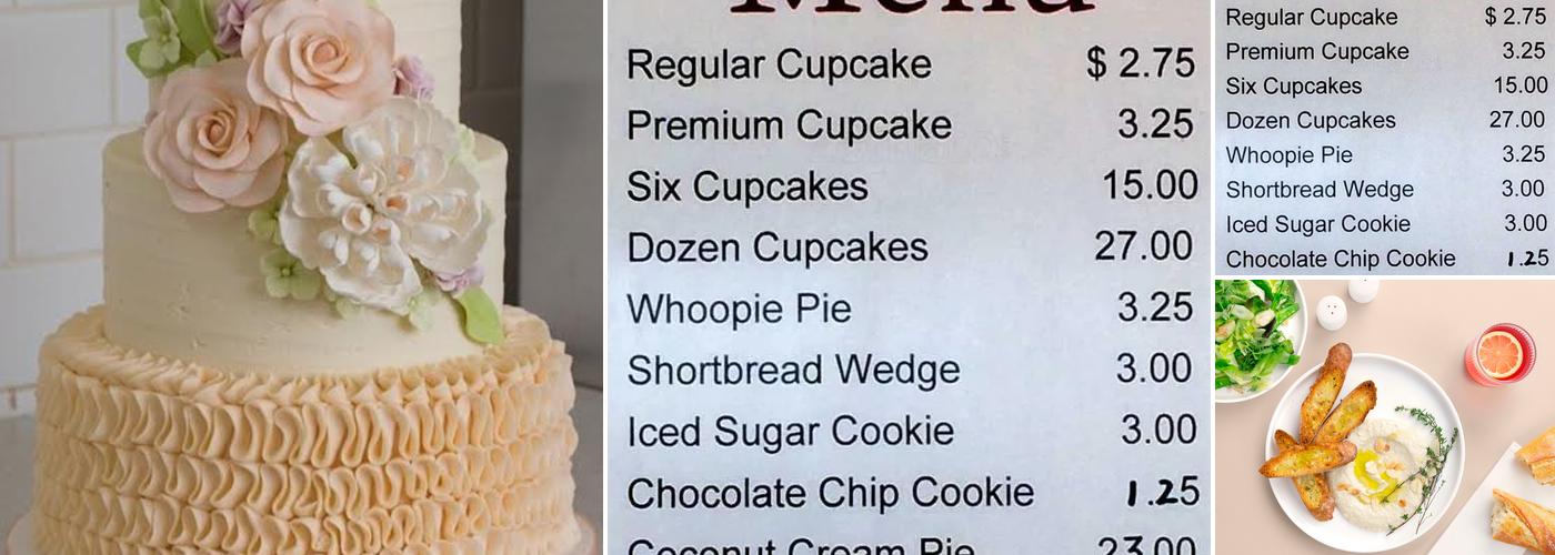 Coco Cake Co Menu