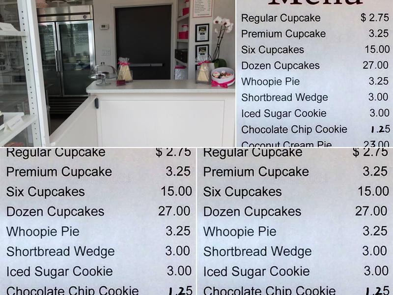 Coco Cake Co Menu