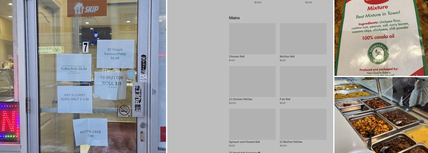 New Quality Bakery Menu