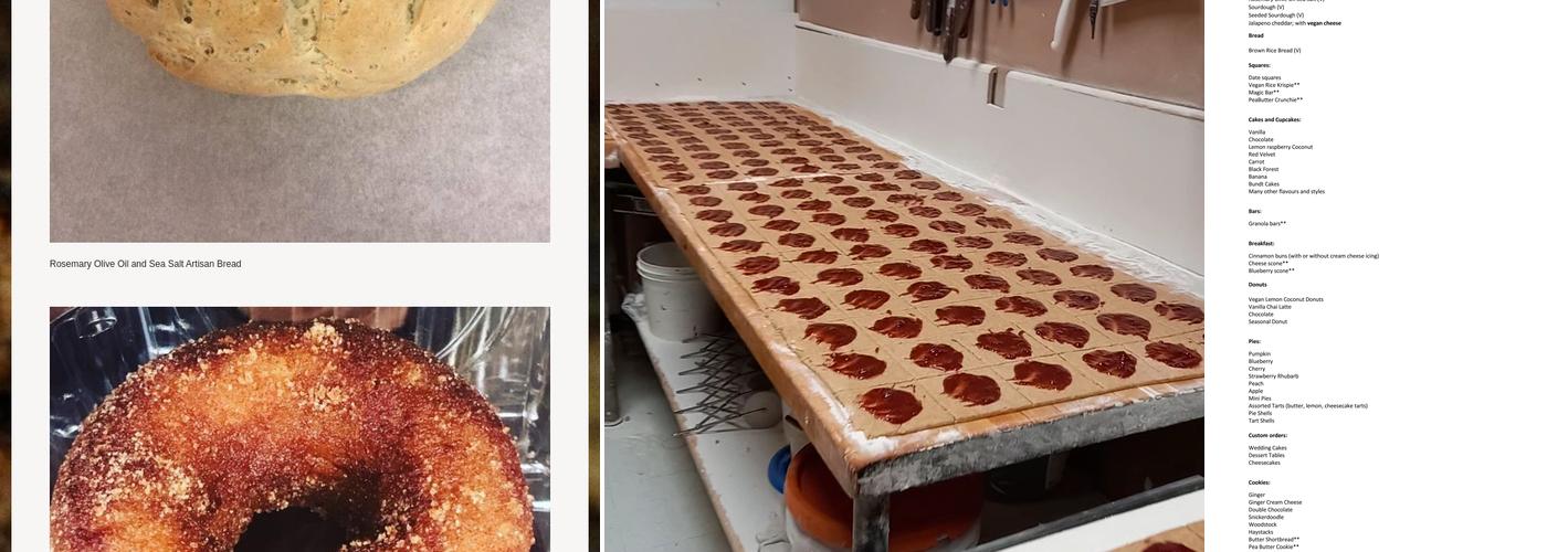 Lakeview Bakery Menu