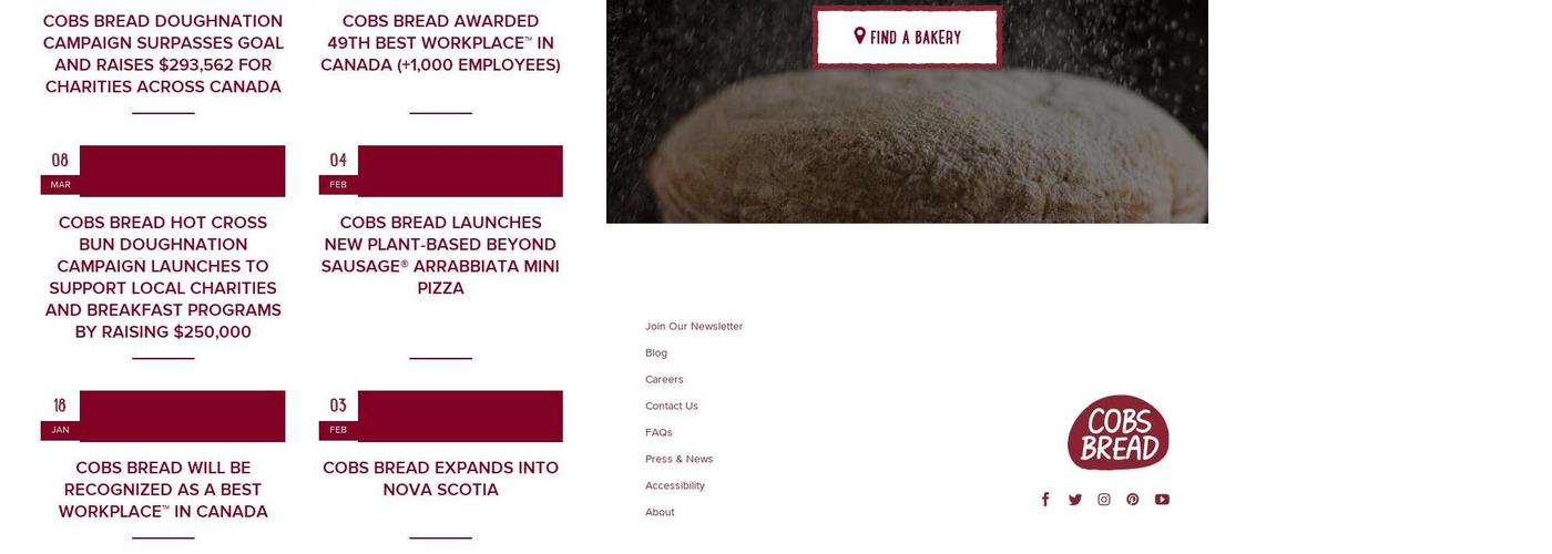 COBS Bread Menu