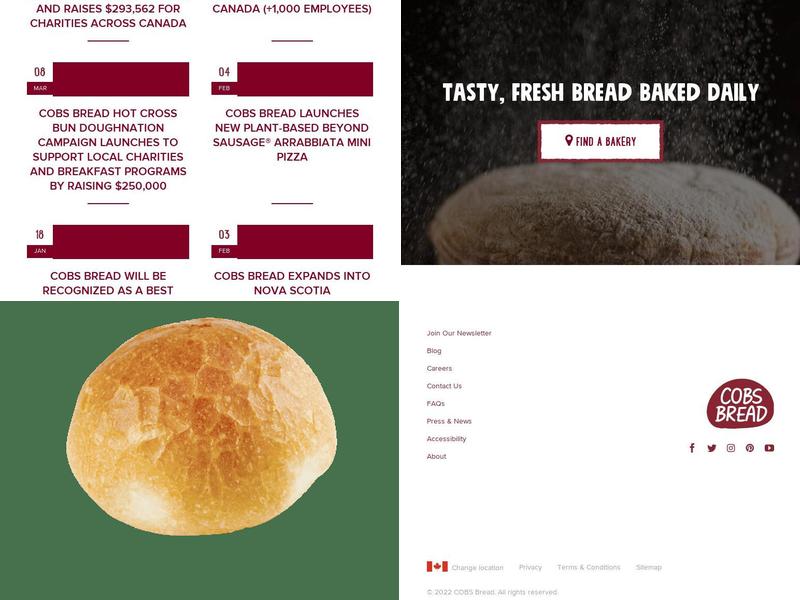 COBS Bread Menu