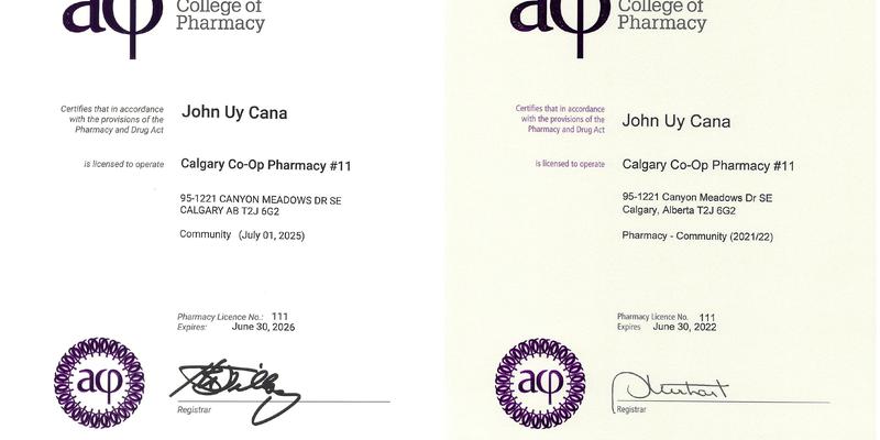 Calgary Co-op Deer Valley Menu