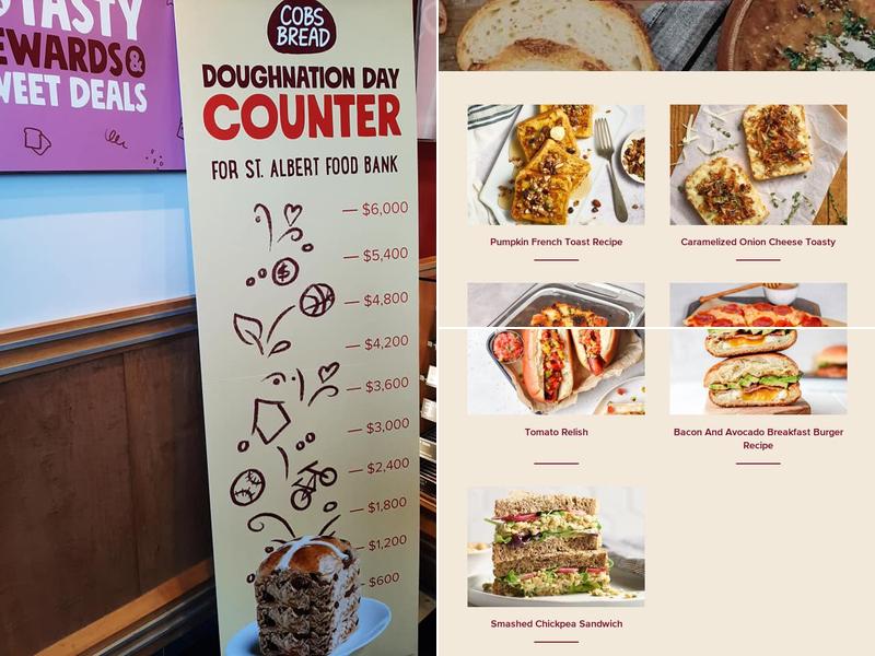 COBS Bread Bakery Menu