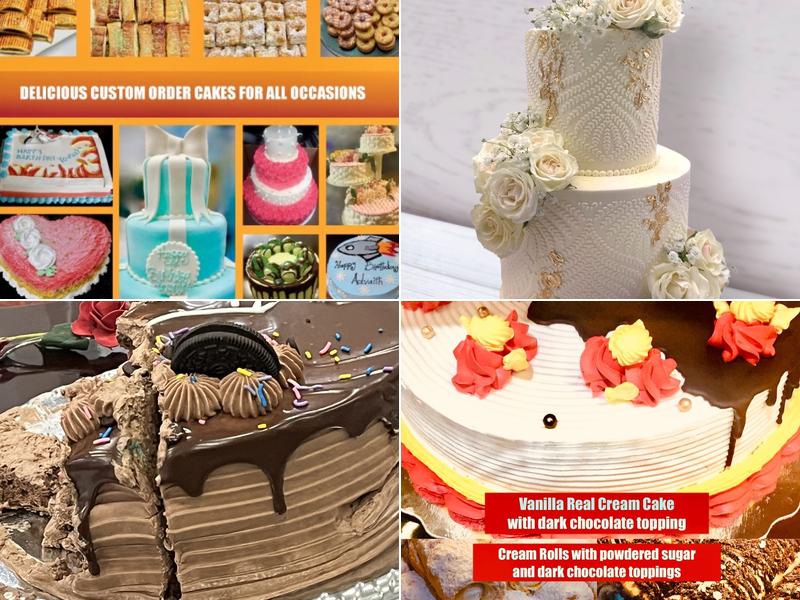 Venus Bakery & Cake Menu