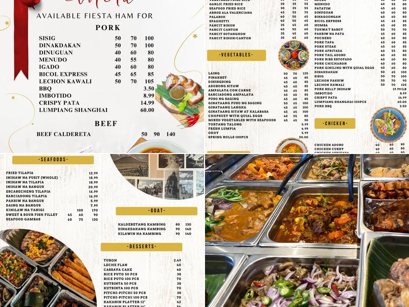 Pampangueña Menu