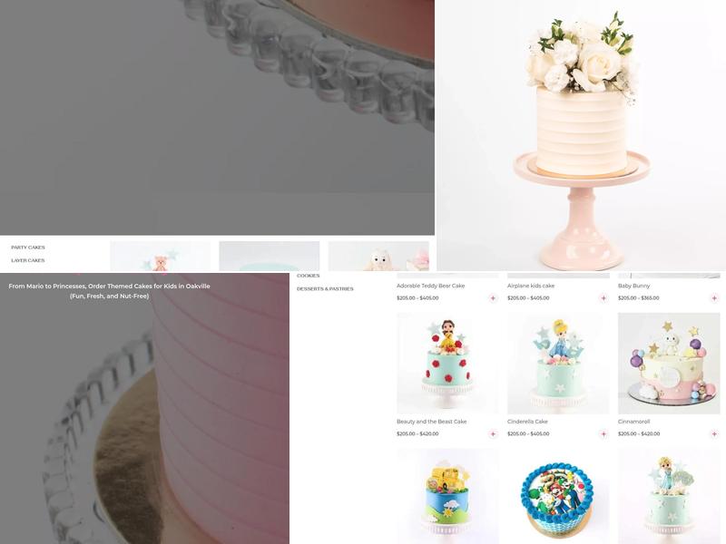 Jeanette's Cakes Menu