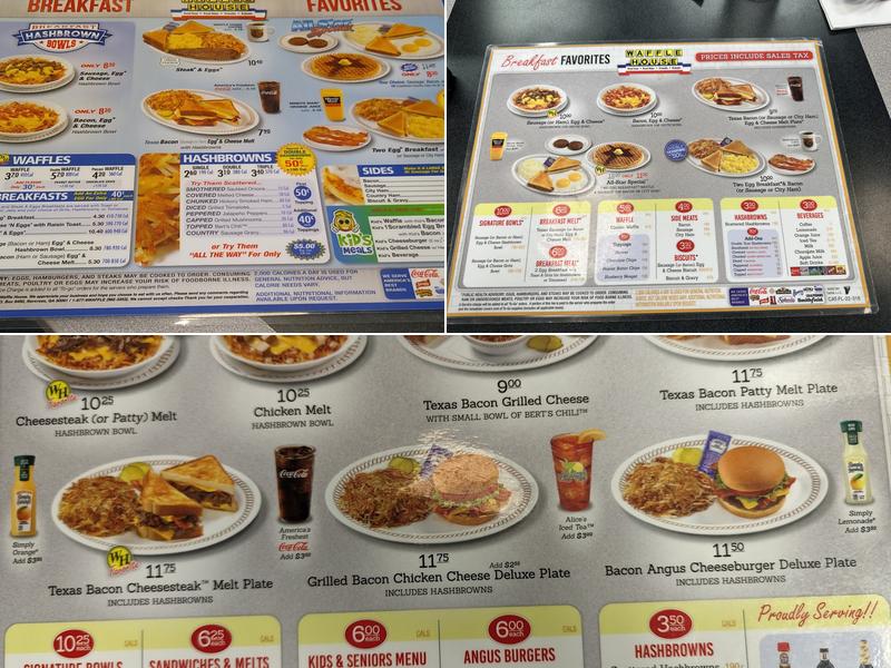 Waffle House Menu