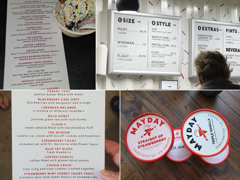 Mayday Ice Cream Lakeland Menu