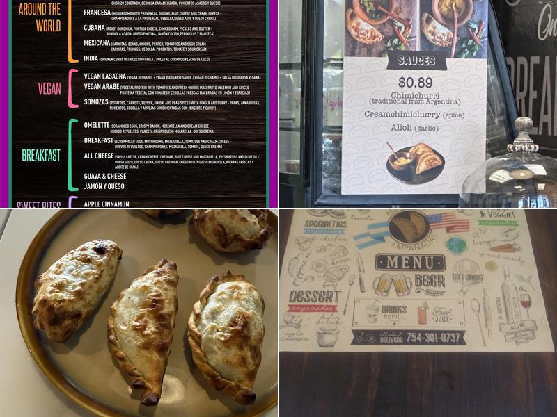 ALL ABOUT EMPANADAS Menu