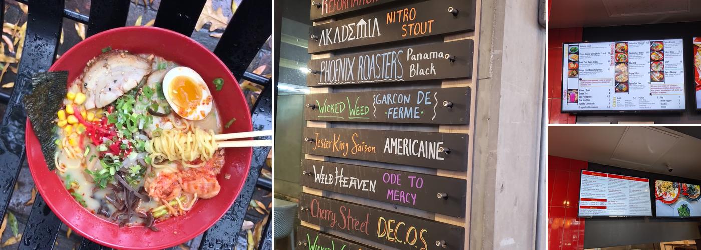 Lifting Noodles Ramen Menu