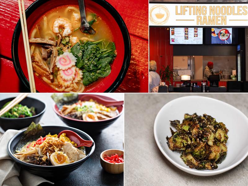 Lifting Noodles Ramen