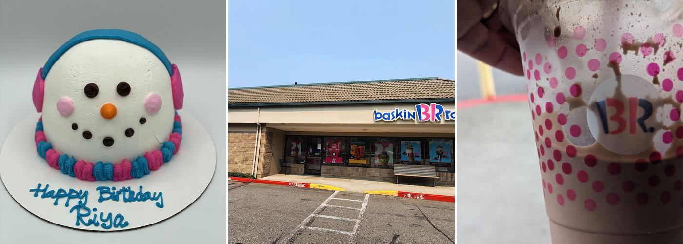 Baskin-Robbins Menu