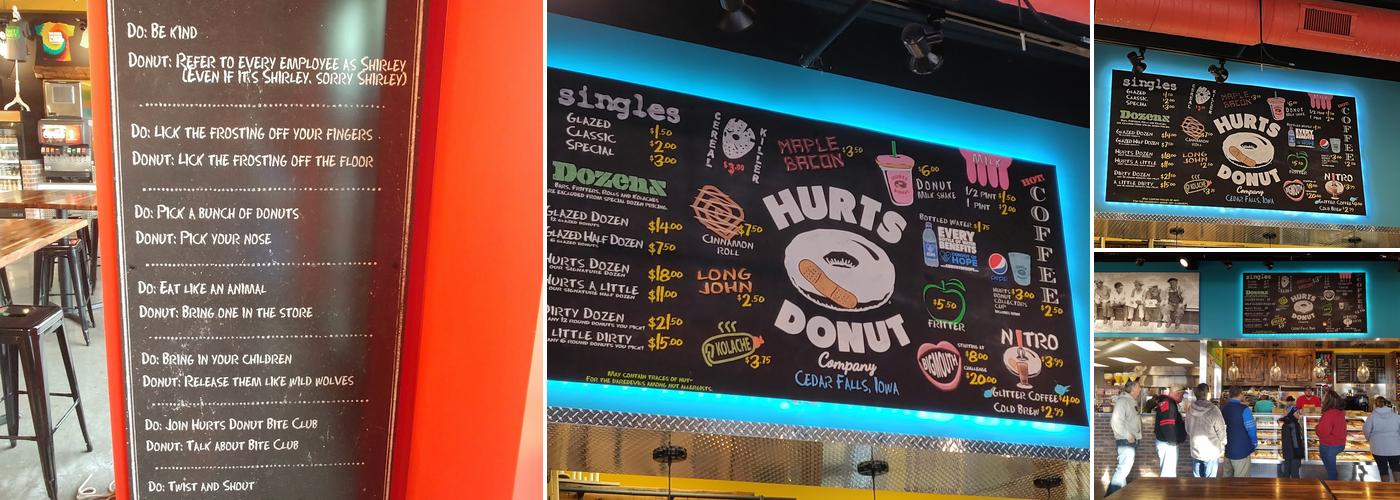Hurts Donut Menu