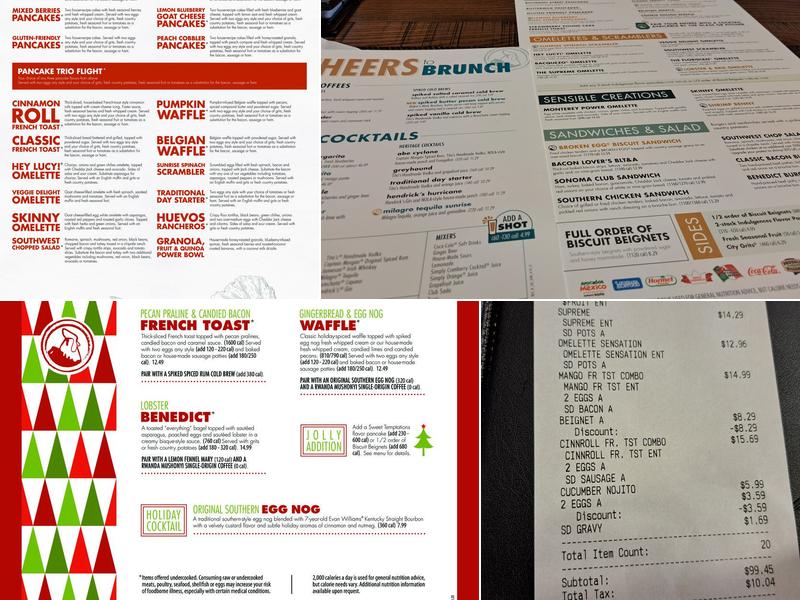 Another Broken Egg Cafe Menu