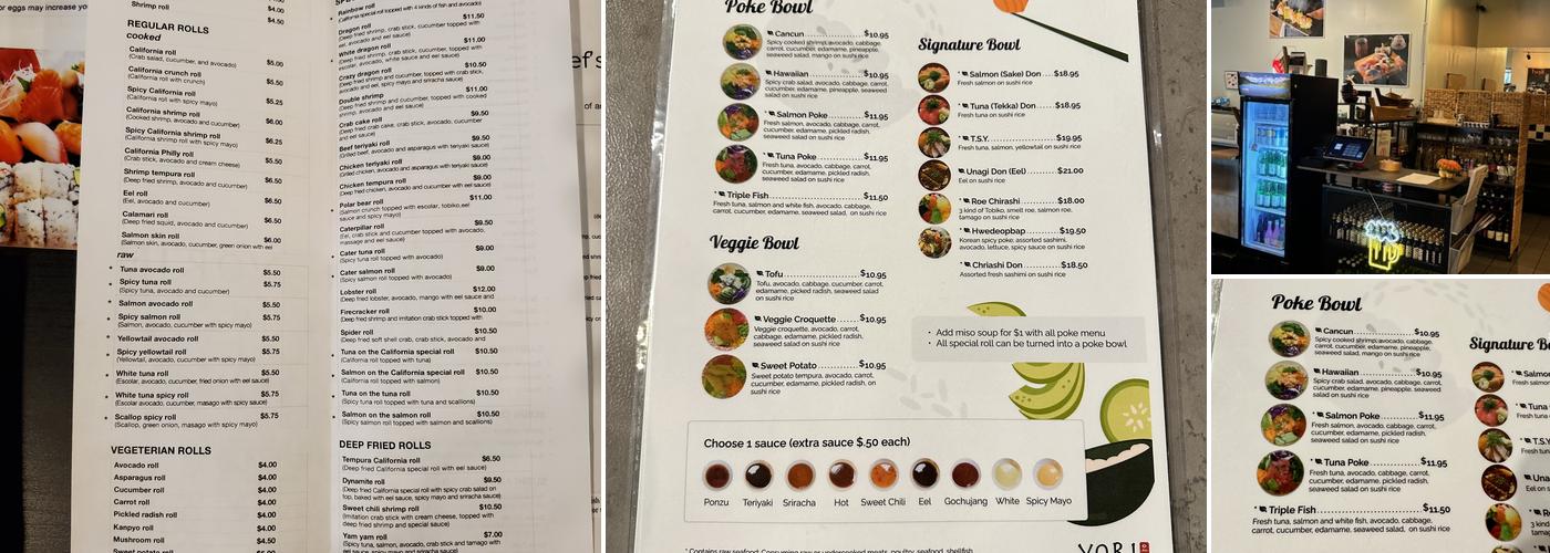 YORI -sushi Menu