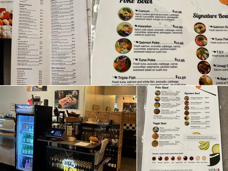 YORI -sushi Menu