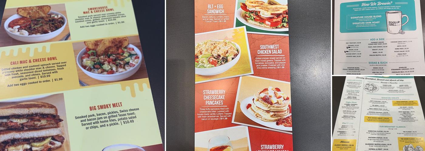 Eggs Up Grill Menu