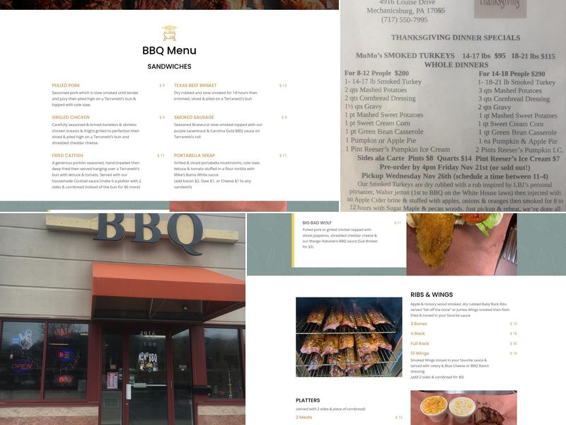 MoMo BBQ Co Menu