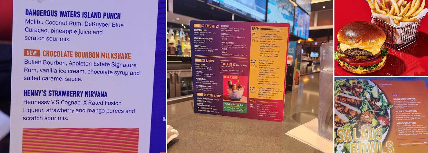Dave & Buster's Shenandoah Menu