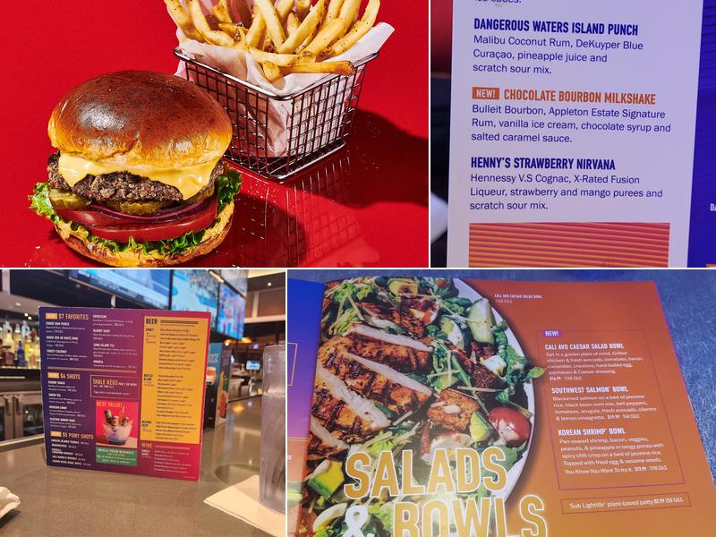 Dave & Buster's Shenandoah Menu