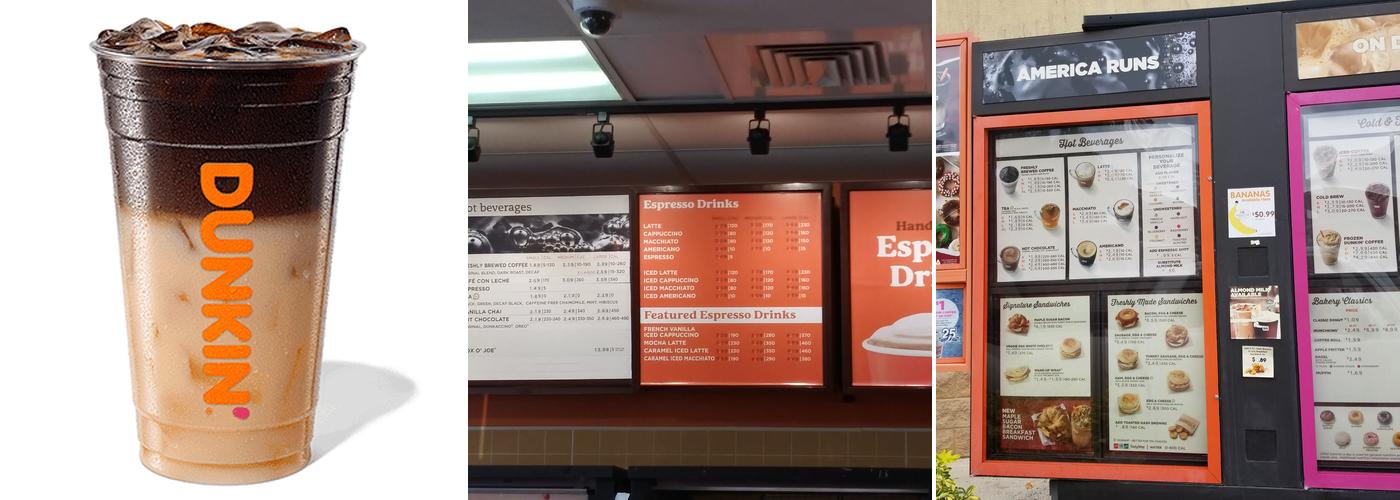 Dunkin' Menu