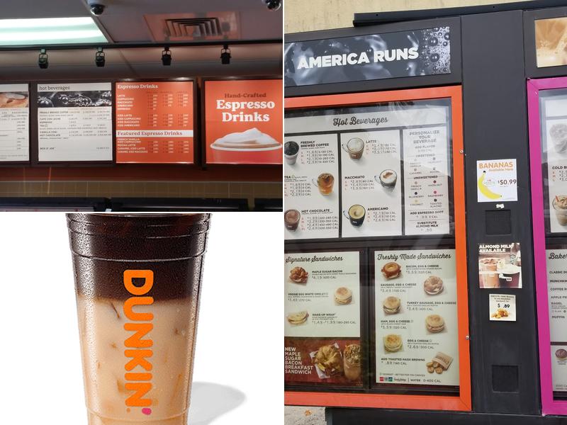 Dunkin' Menu