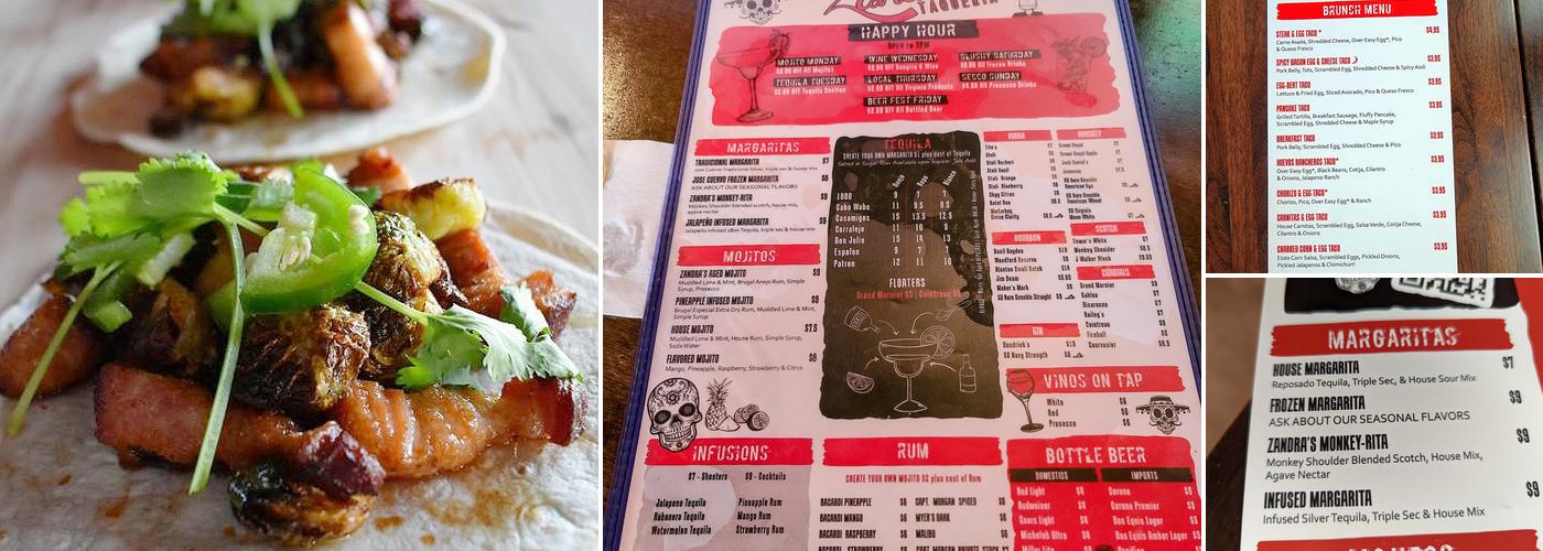 Zandra's Taqueria, Haymarket Menu