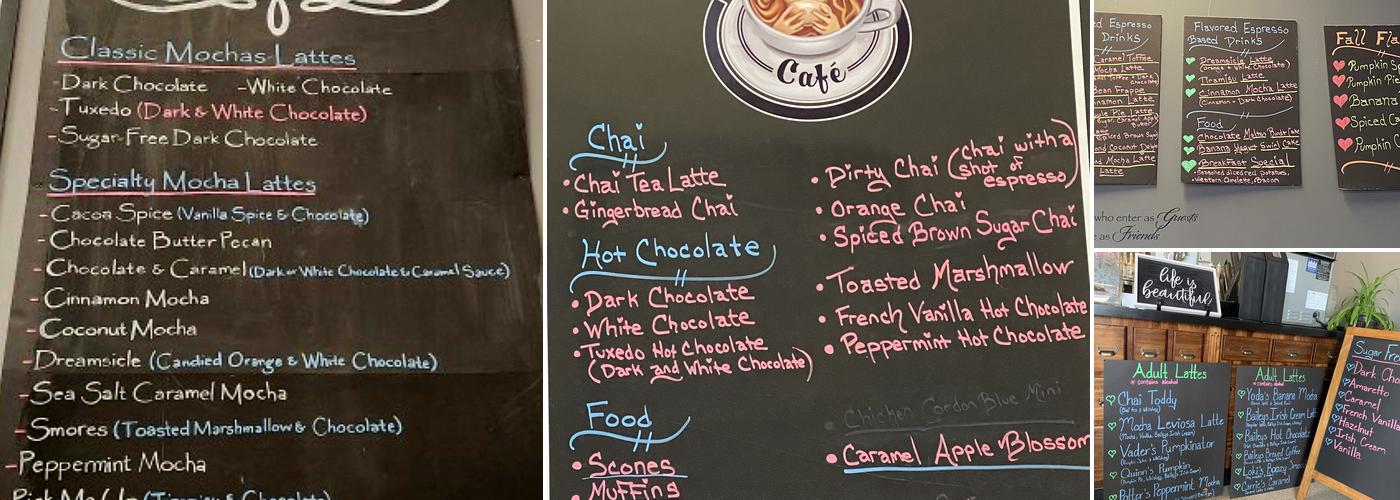 Witch's Brew Cafe Menu