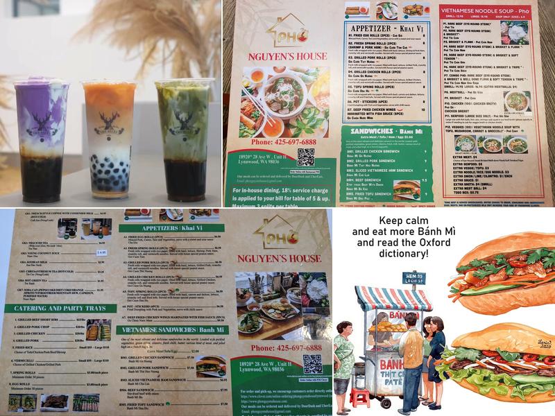 Pho Nguyen’s House Menu