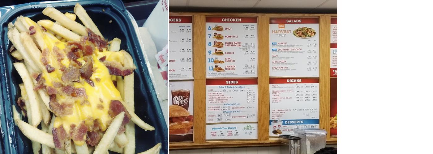 Wendy's Menu