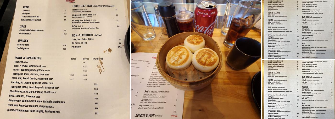 Dumpling Time Express Menu
